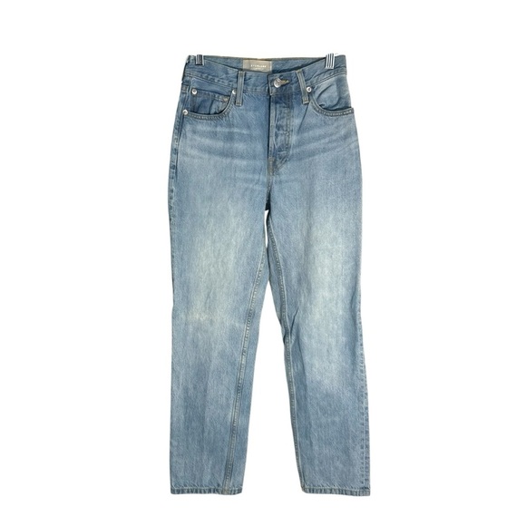 Everlane Denim - Everlane 90's Cheeky Straight Leg High Waist Ankle Jeans Sz 23